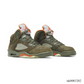 AJ 5 Olive Shoes Sneakers - nk0003202 image 2