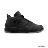 KAWS x AJ 4 Black Shoes Sneakers – nk0000025 image 0