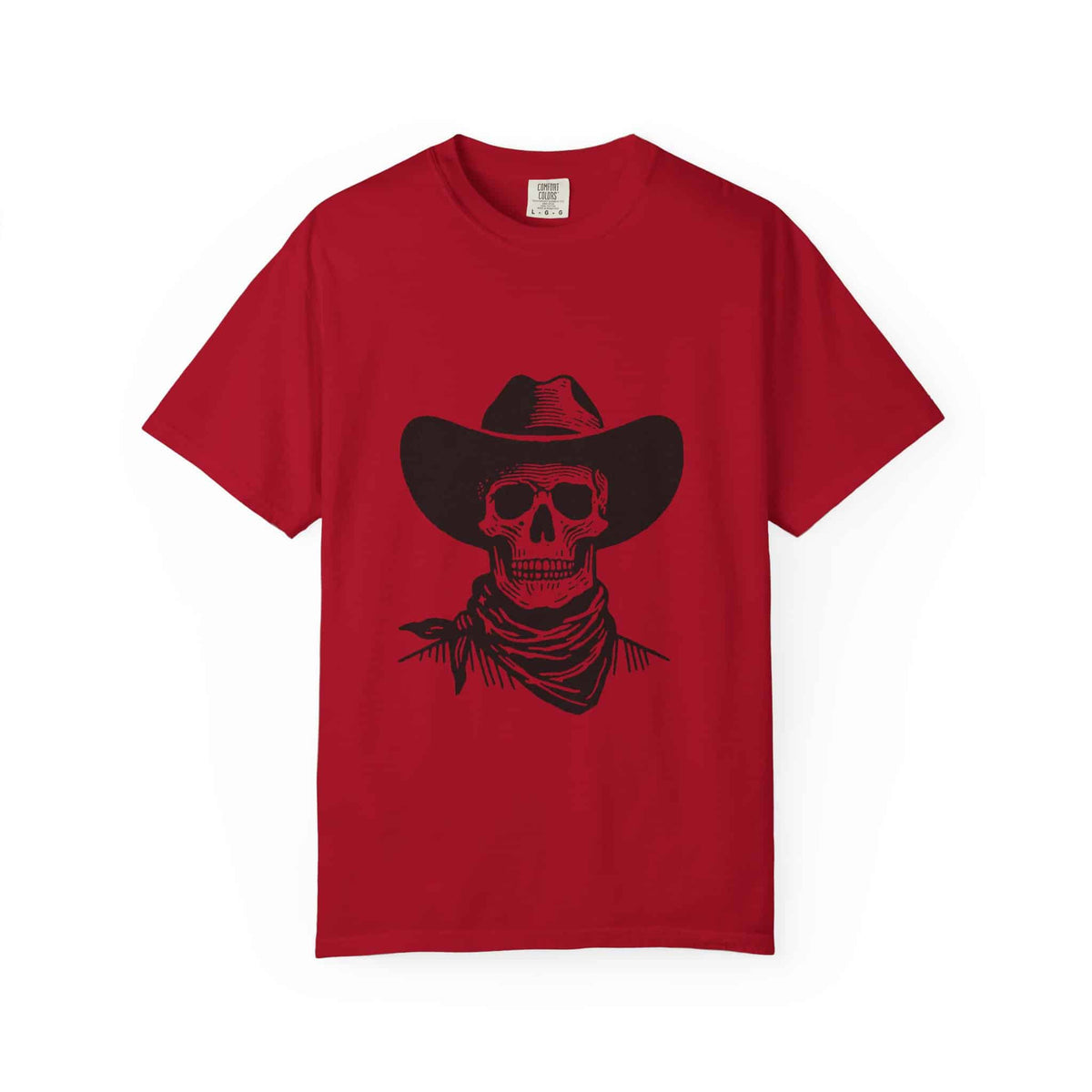 Outlaw Skull Unisex Garment-Dyed T-shirt image 56