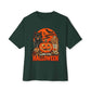 Midnight Cat Unisex Oversized Boxy Tee - Forest, S image