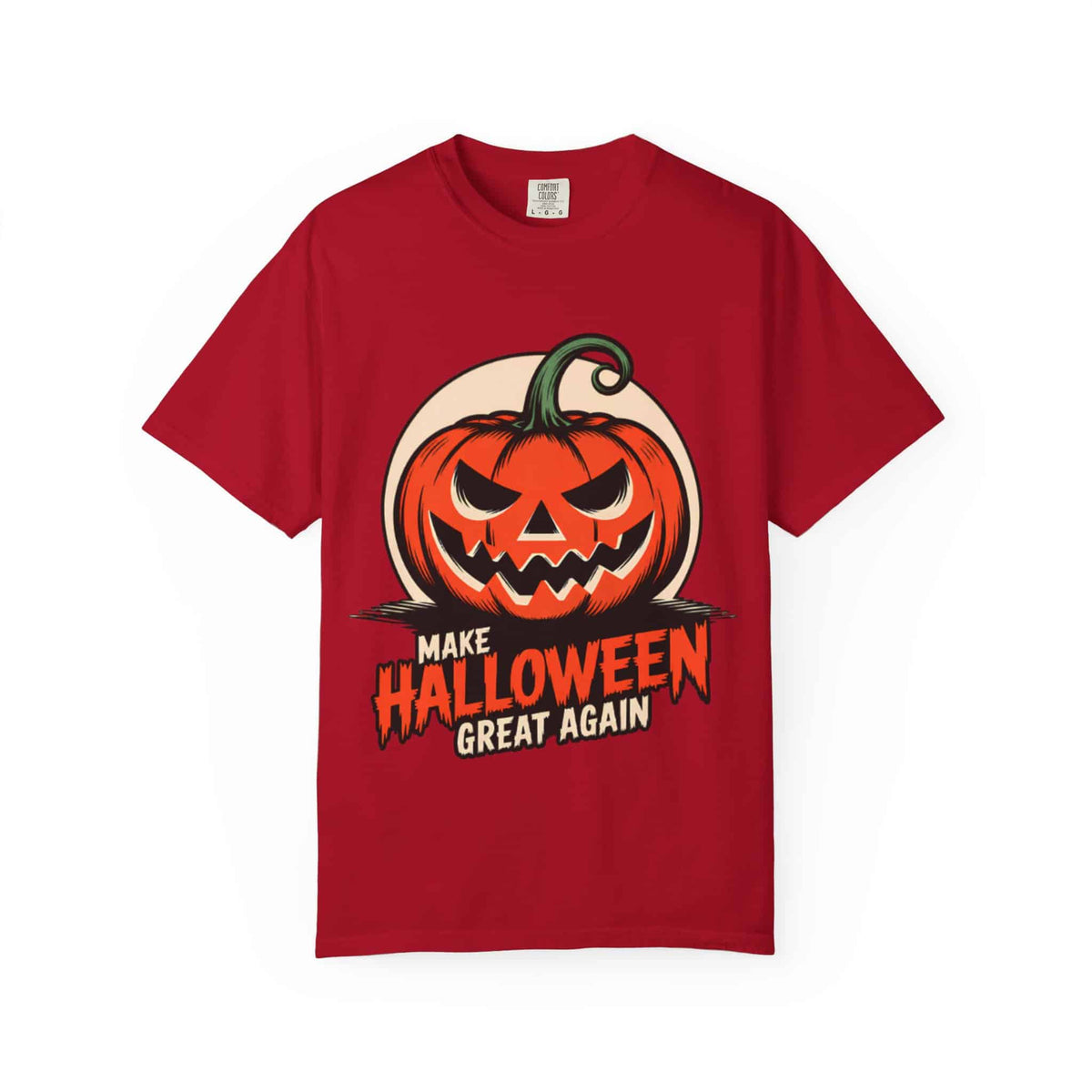 Make Halloween Great Again Unisex Garment-Dyed T-shirt image