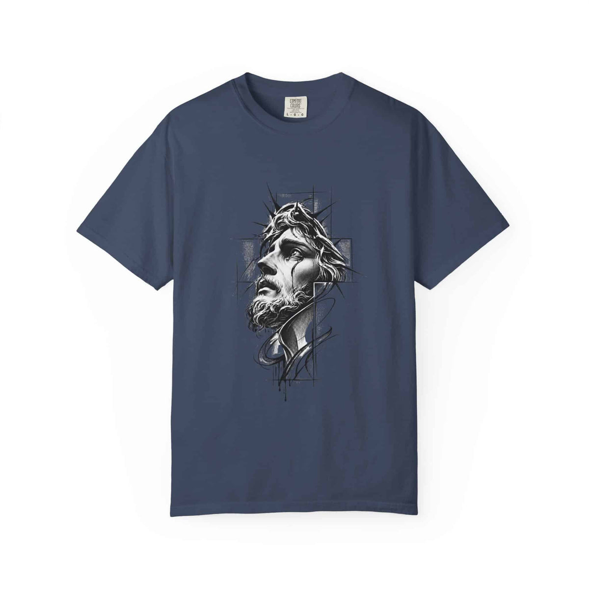 Crown of Faith 1 Unisex Garment-Dyed T-shirt image