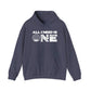 ALL_I_NEED_IS Unisex Heavy Blend™ Hooded Sweatshirt - XL, Heather Sport Dark Navy image