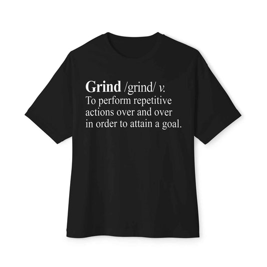 Grind Definition Unisex Oversized Boxy Tee image 0
