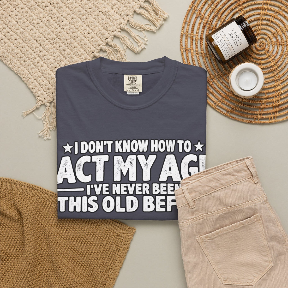 Graphic Print Unisex Garment-Dyed T-shirt – POD0034 image 59