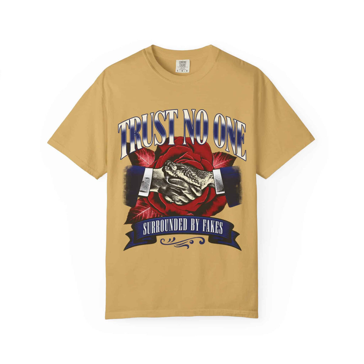 Graphic Print  Unisex Garment-Dyed T-shirt - POD0037 image