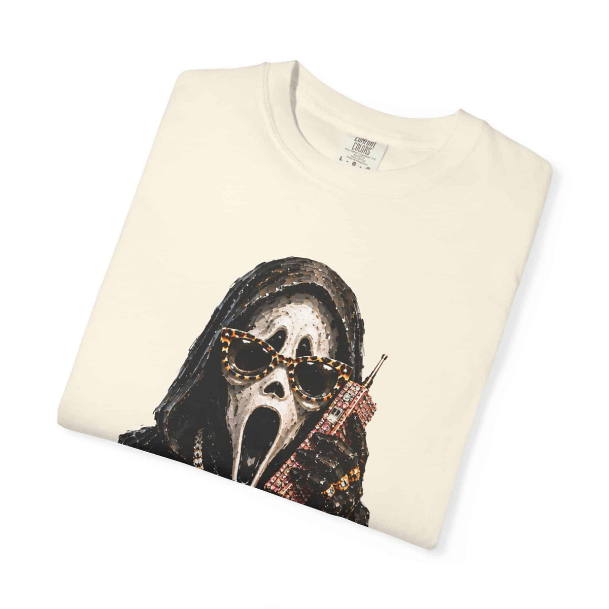 Halloween Ghostface Unisex Garment-Dyed T-shirt image 16