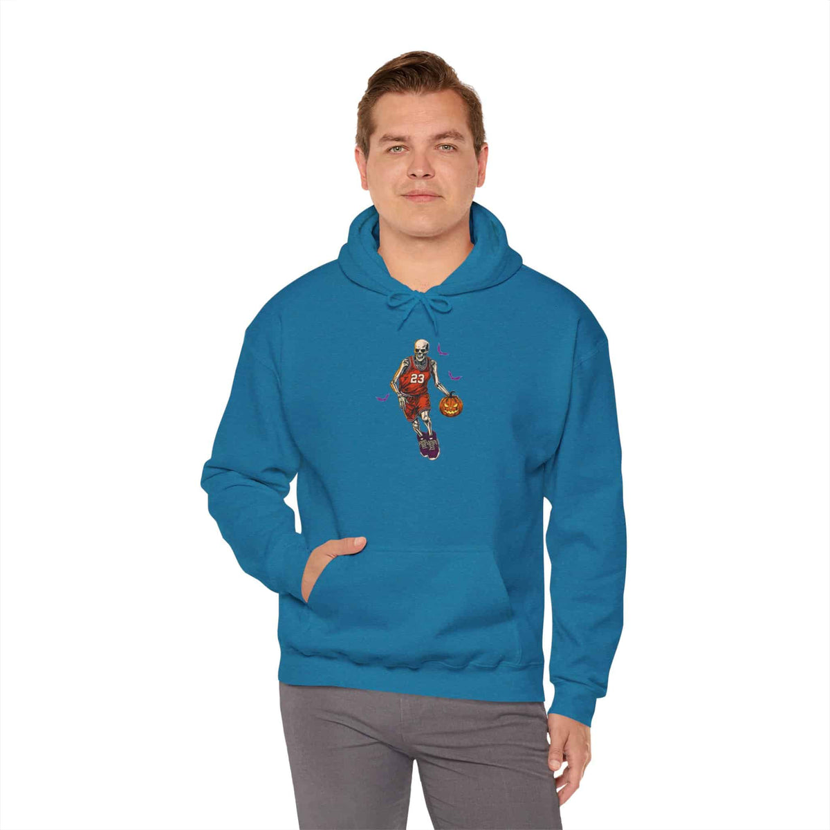 Halloween Basketball Hooded Sweatshirt image 14