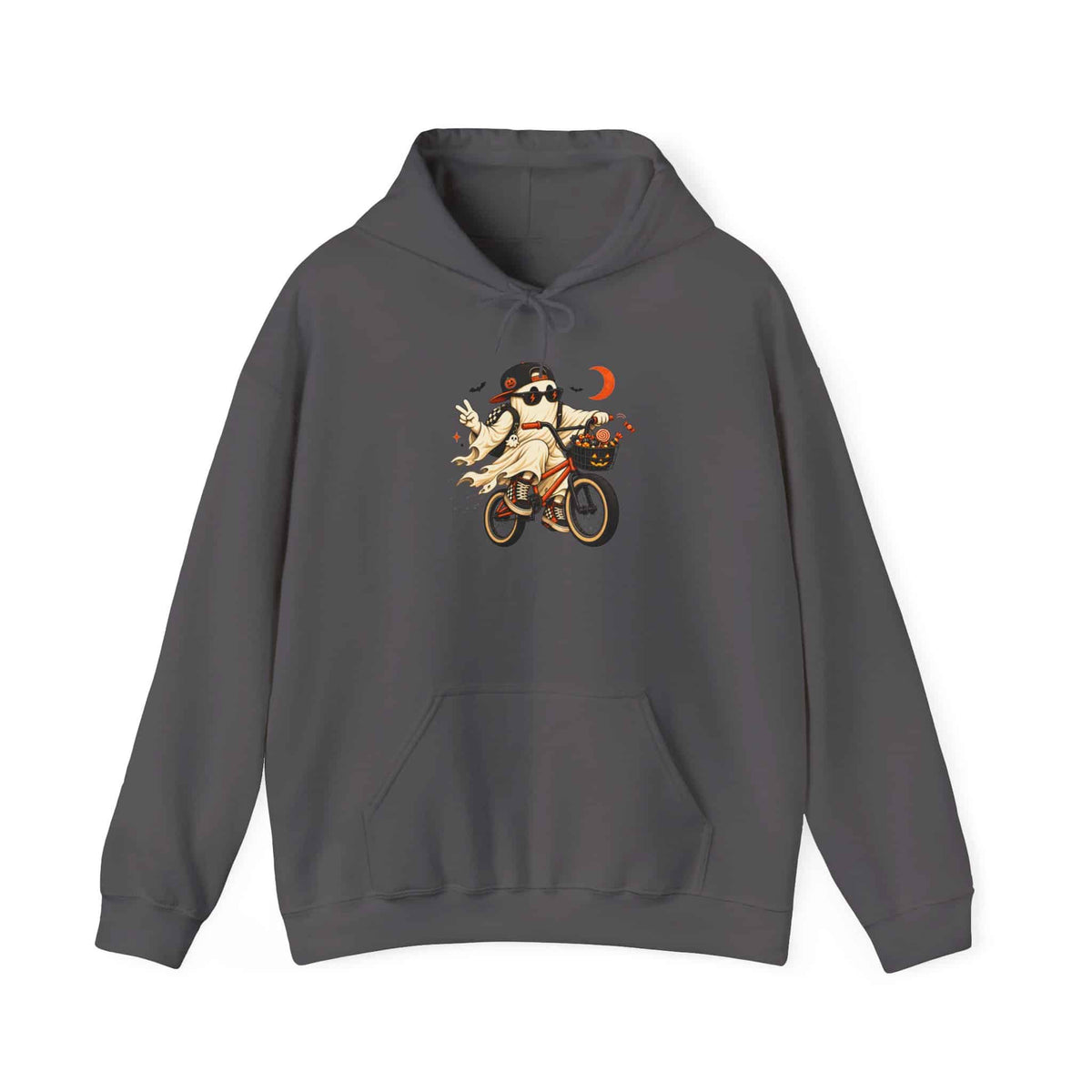 Ghost Rider BMX Hooded Sweatshirt - 4XL, Charcoal image