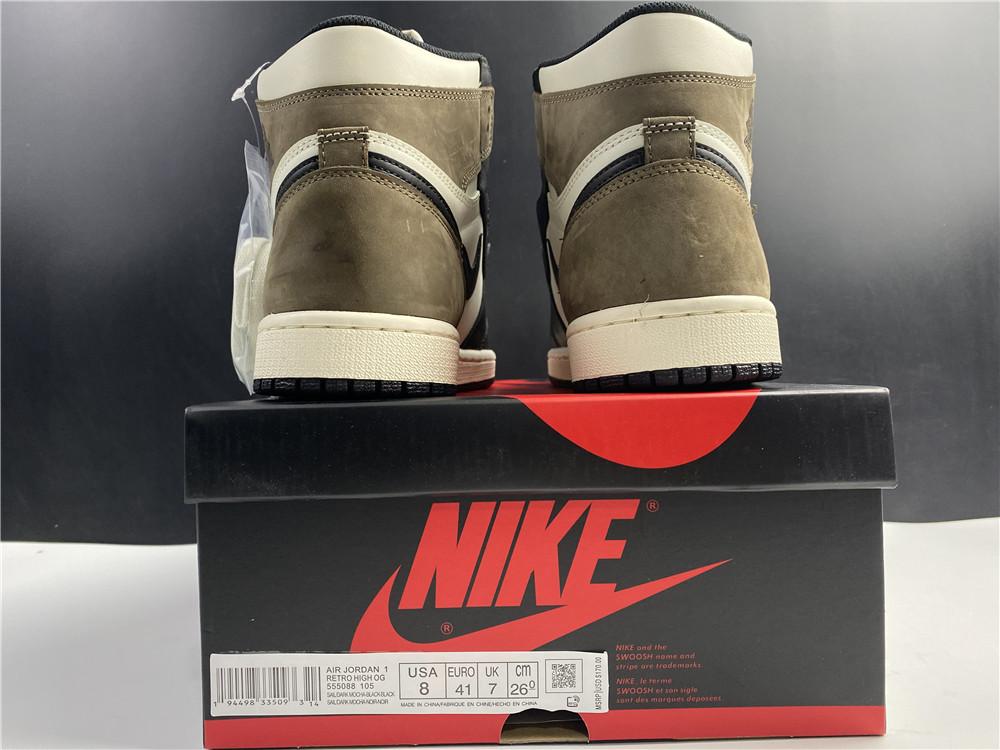 AJ 1 Retro High Dark Mocha Shoes Sneakers - nk0000855 image 6