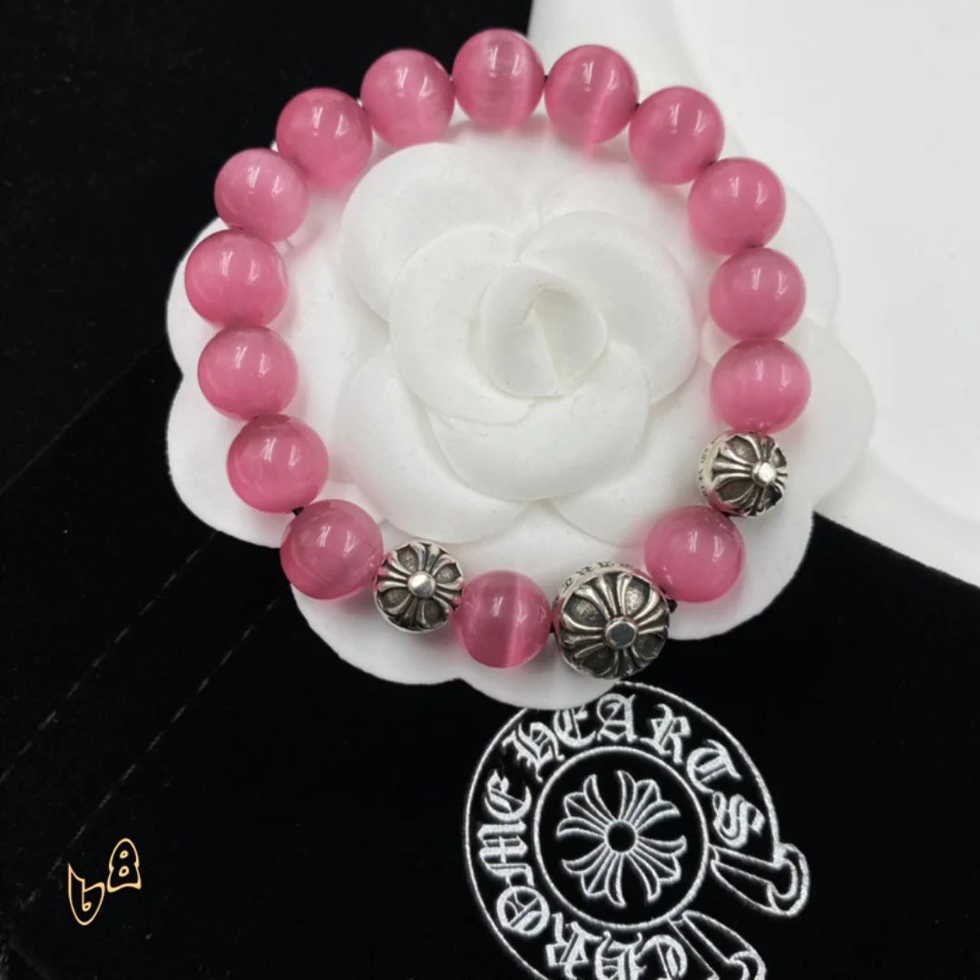 CH Pink Tiger Eye Stone Bracelet - CH0055 image 0