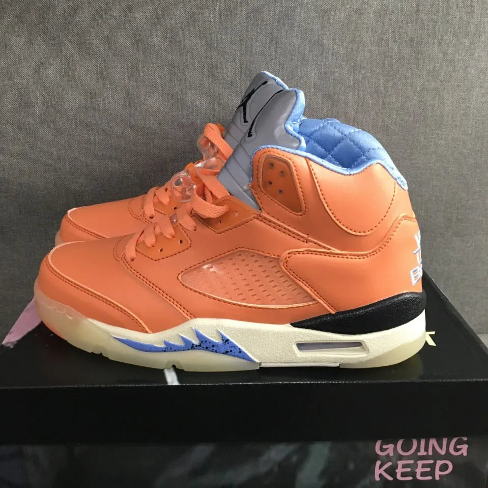 AJ 5 Crimson Bliss x We The Best Shoes Sneakers - nk0002270 image 7