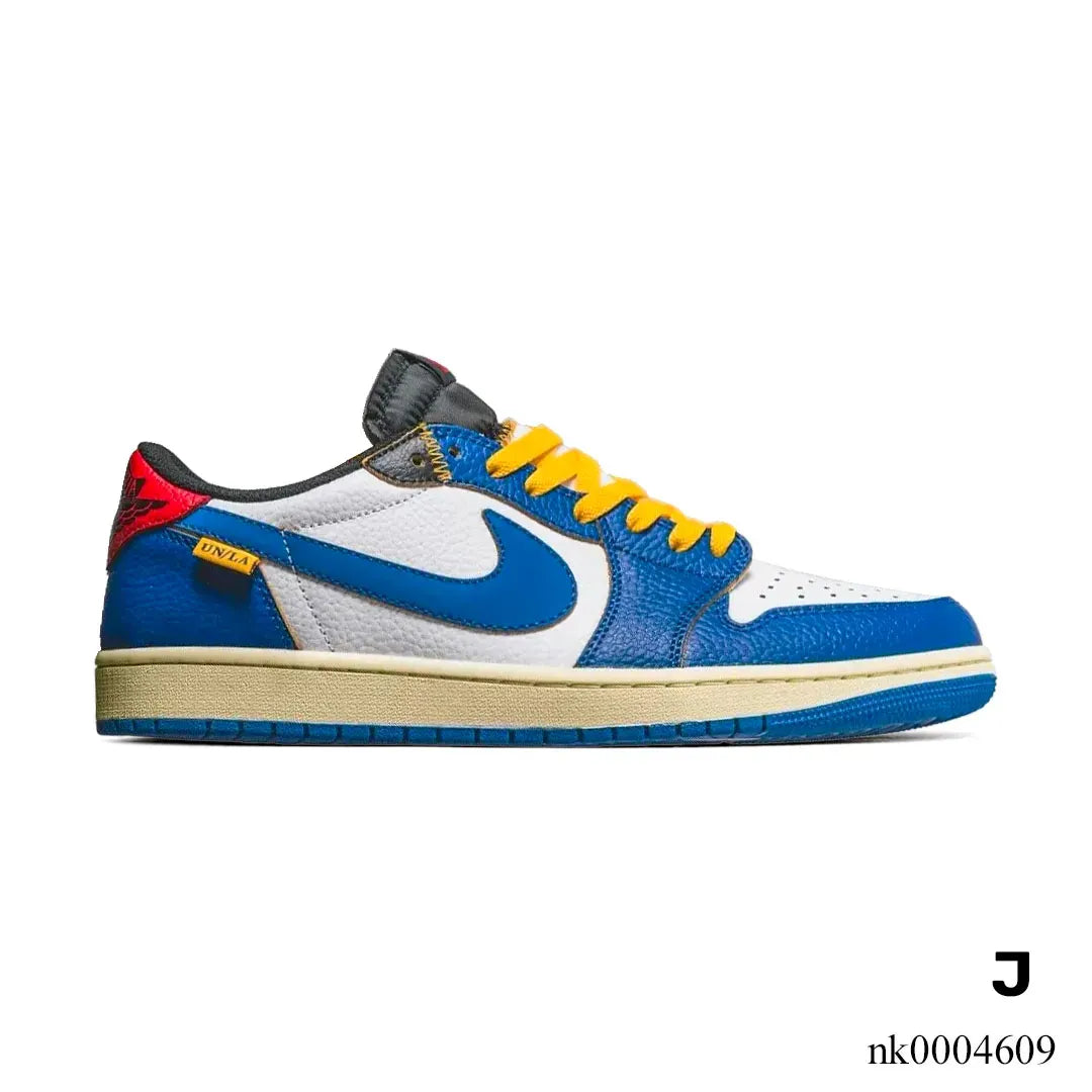 Union LA x AJ 1 Low OG Storm Blue Shoes Sneakers – nk0004609 image