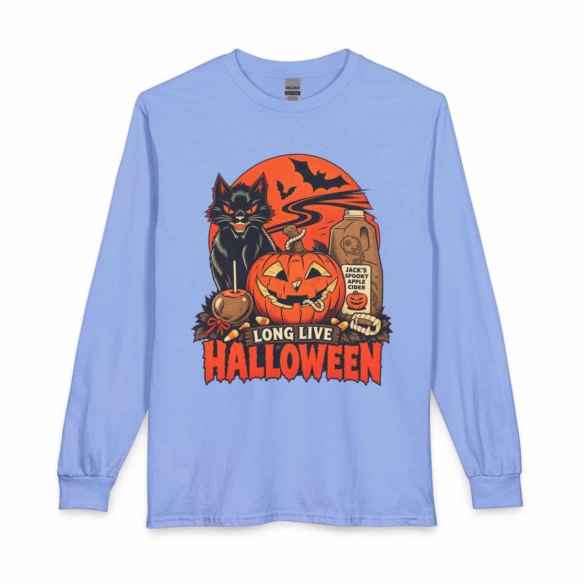 Midnight Cat Long Sleeve T-Shirt image 4