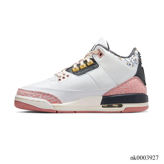 AJ 3 Red Stardust Shoes Sneakers - nk0003927 image 1
