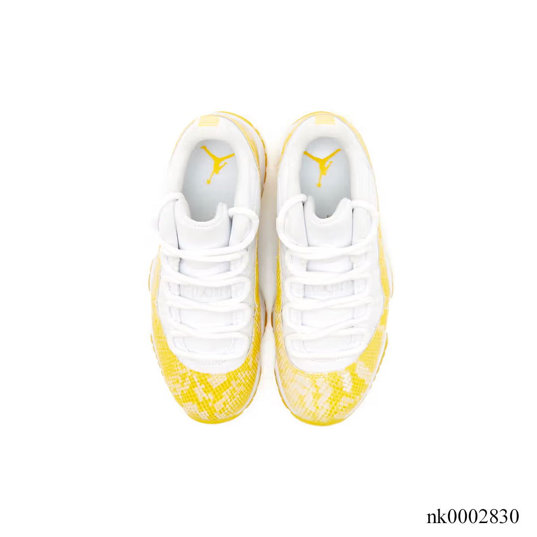 AJ 11 Retro Low Tour Yellow Snakeskin Shoes Sneakers - nk0002830 image 5