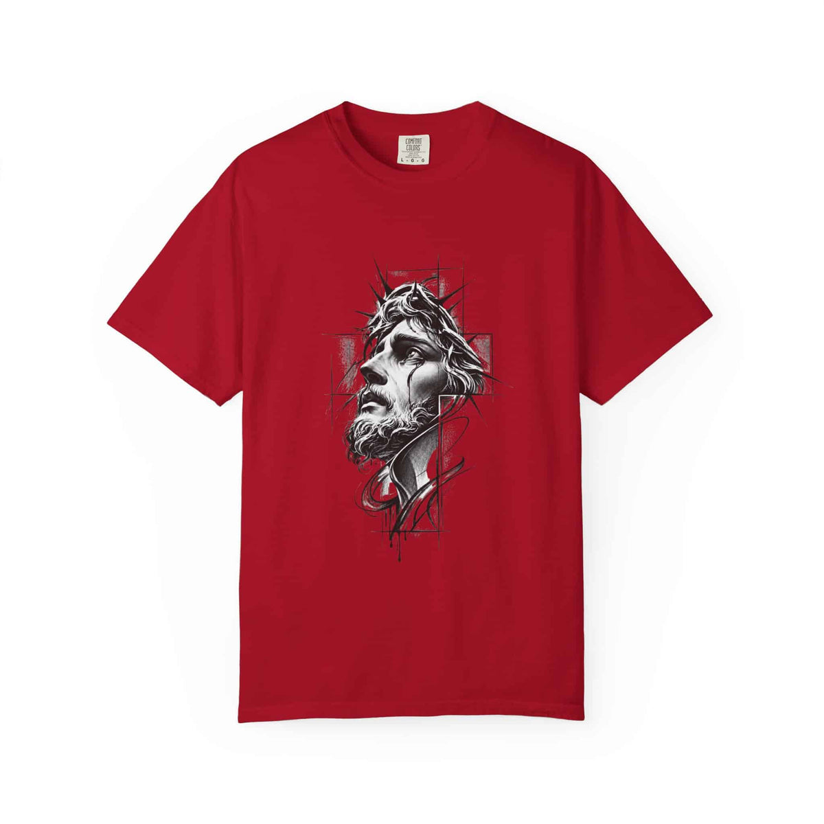 Crown of Faith 1 Unisex Garment-Dyed T-shirt image