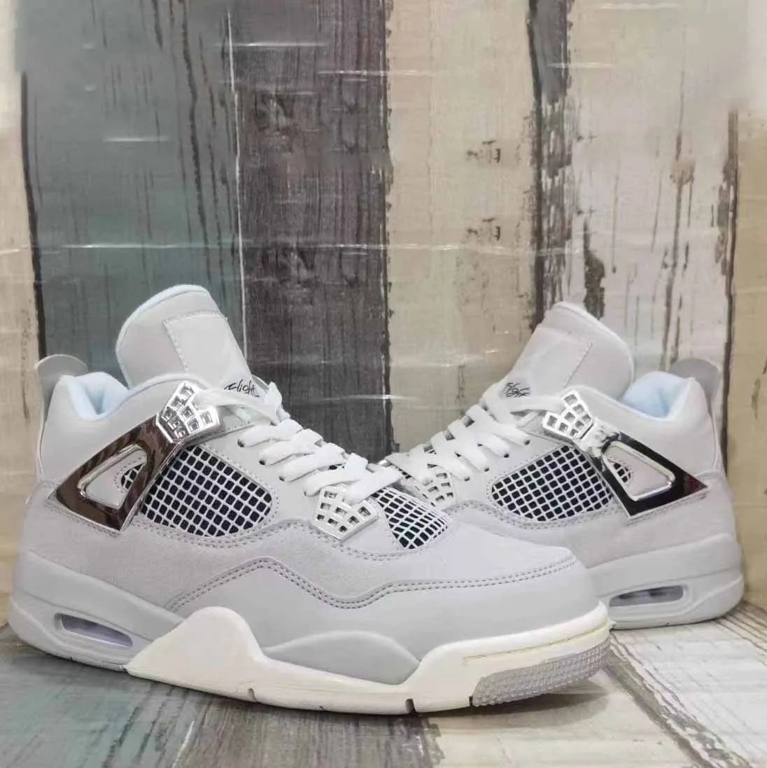 AJ 4 Frozen Moments Shoes Sneakers - nk0003092 image 8
