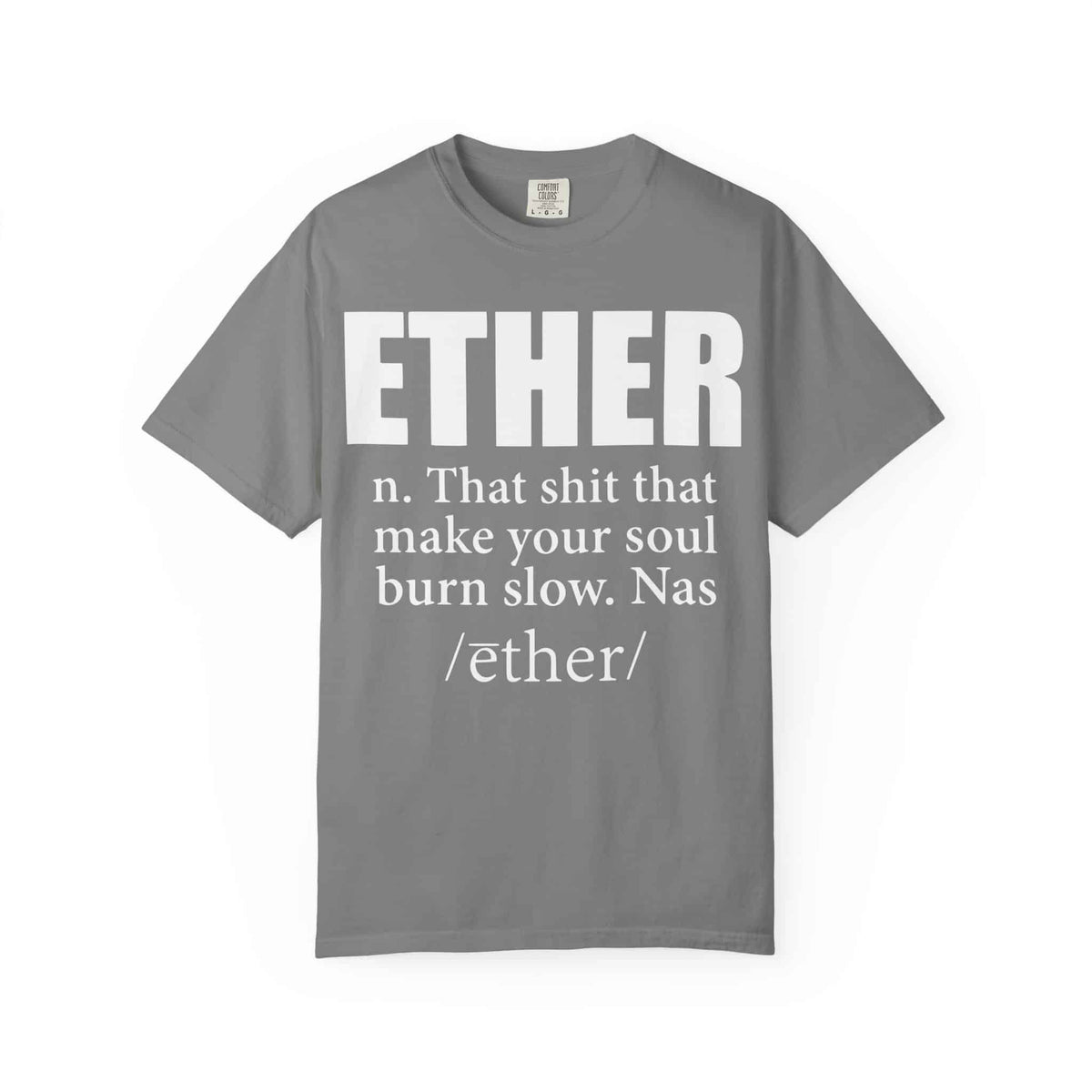 Ether Unisex Garment-Dyed T-shirt image