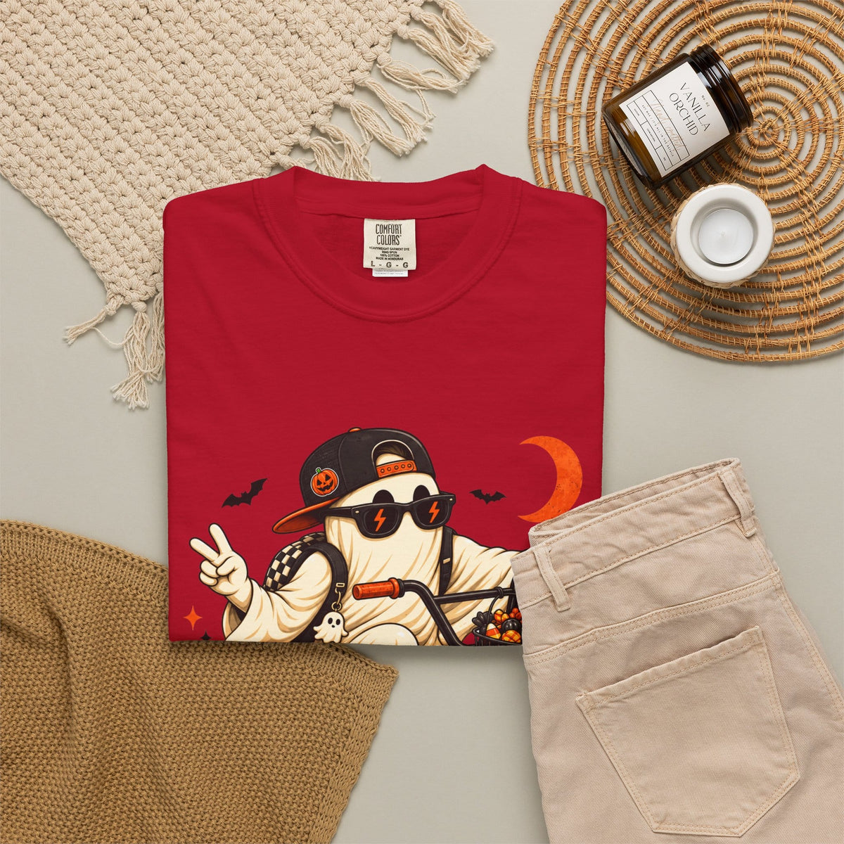 Gangster Mask Unisex Garment-Dyed T-shirt image 59