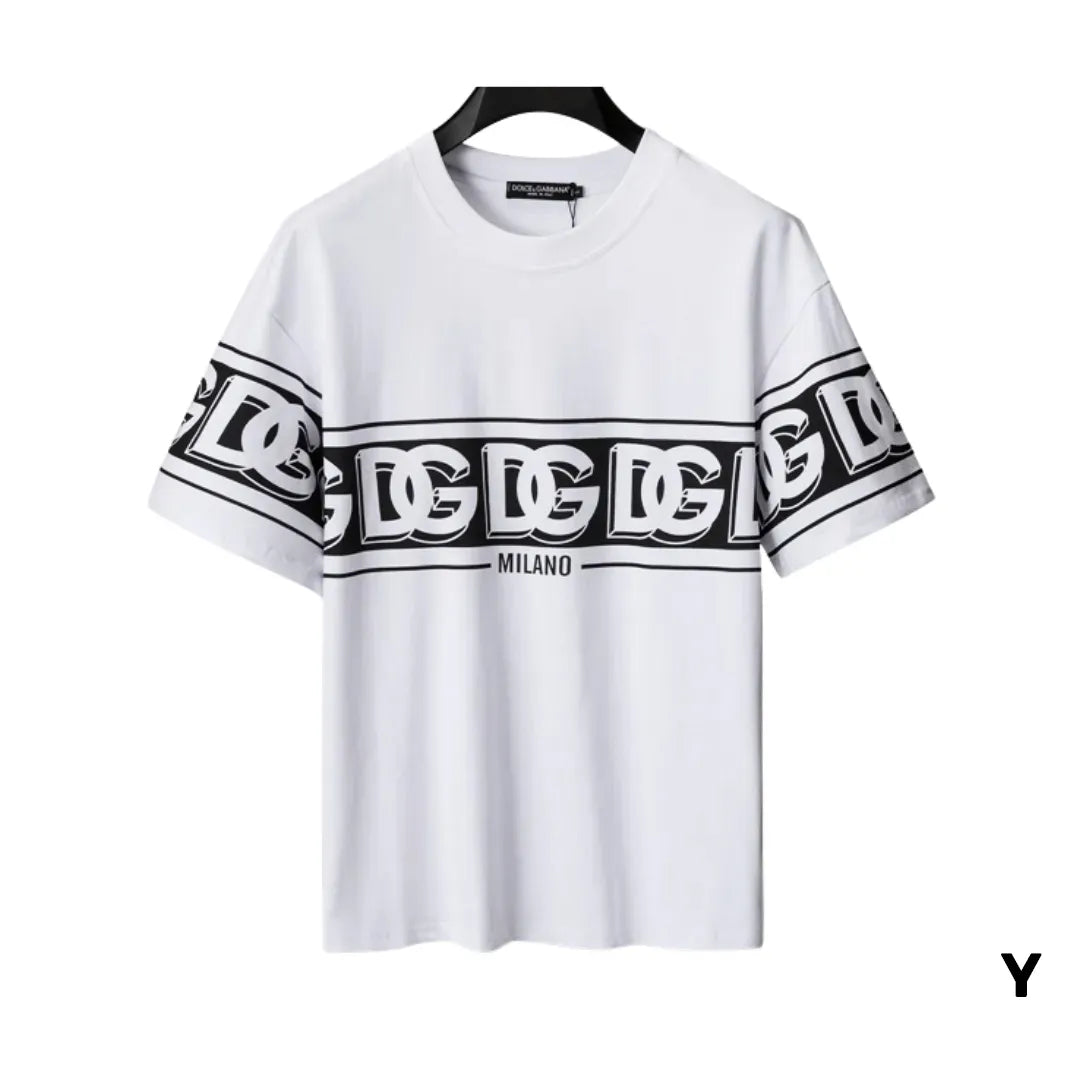 D&G Logo DG Print T-shirt in White - 111 - dng0000111 - XXXL image
