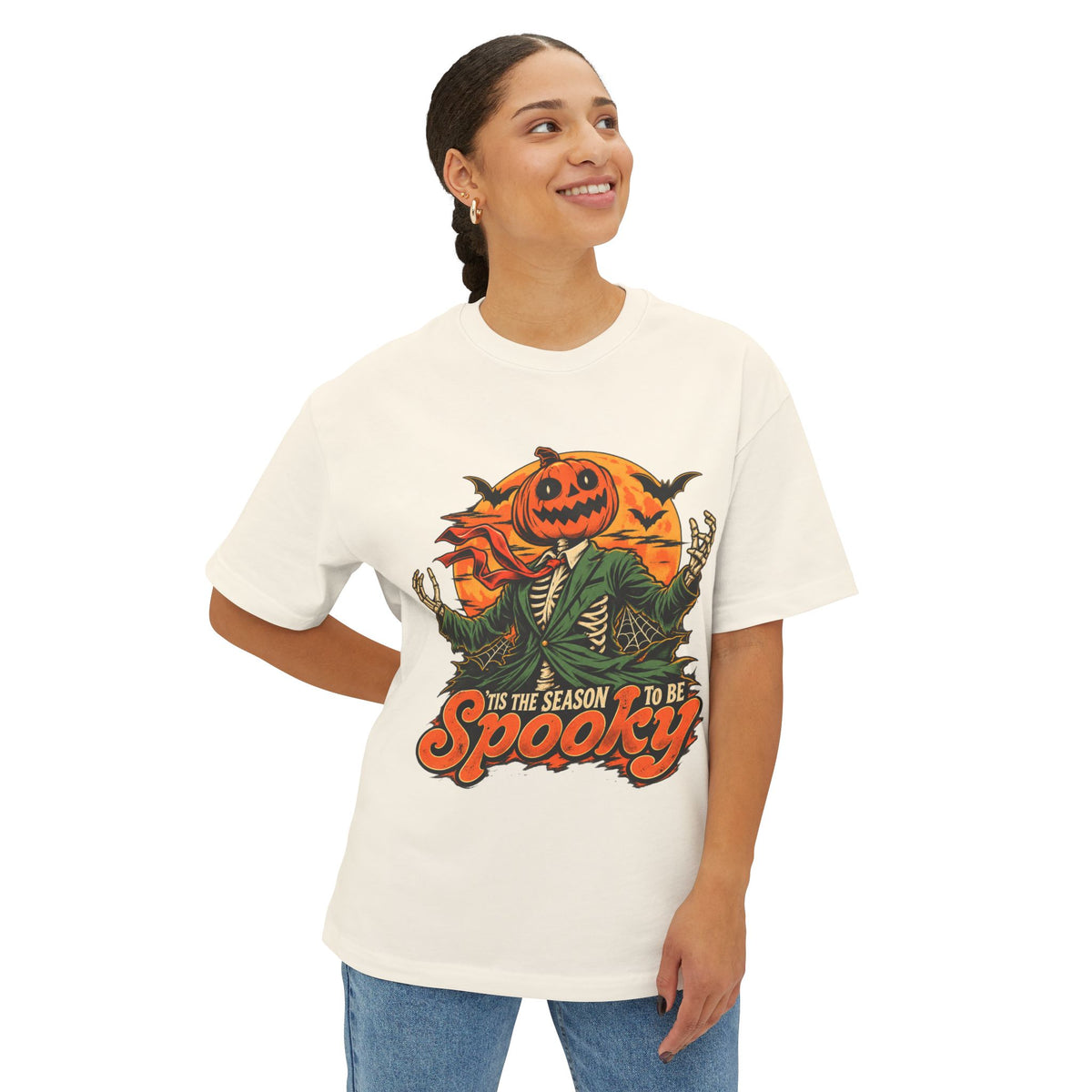 Spooky Season Unisex Oversized Boxy Tee image 11