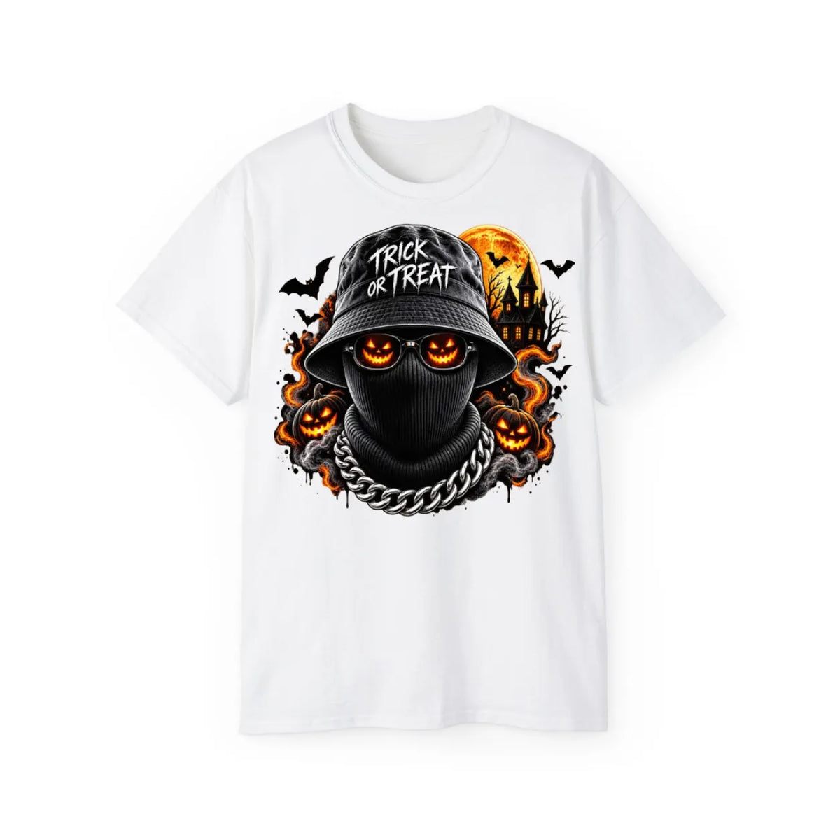 Spooky Streetwear Masked T-Shirt - POD0007 image 3