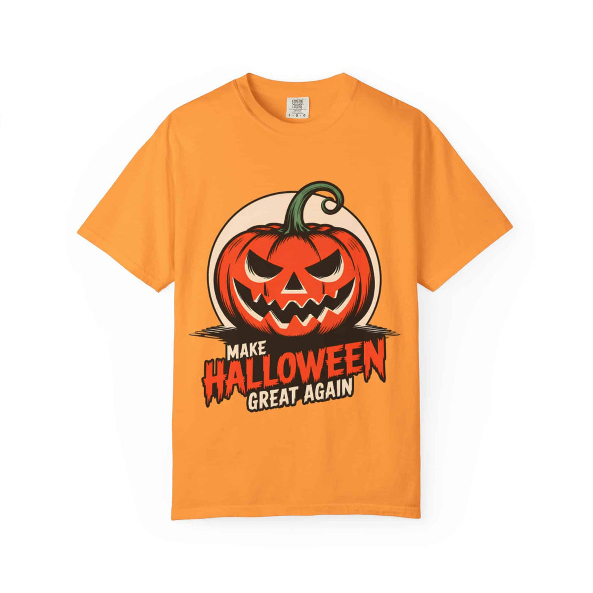 Make Halloween Great Again Unisex Garment-Dyed T-shirt image