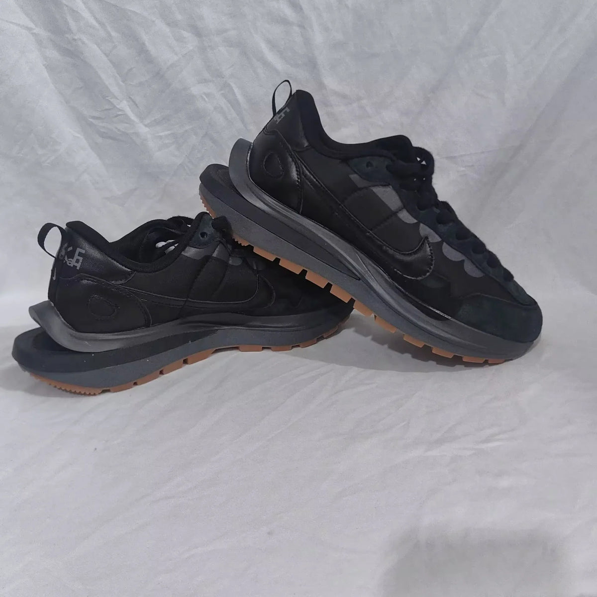 Vaporwaffle sacai Black Gum Shoes Sneakers - nk0001886 image 14