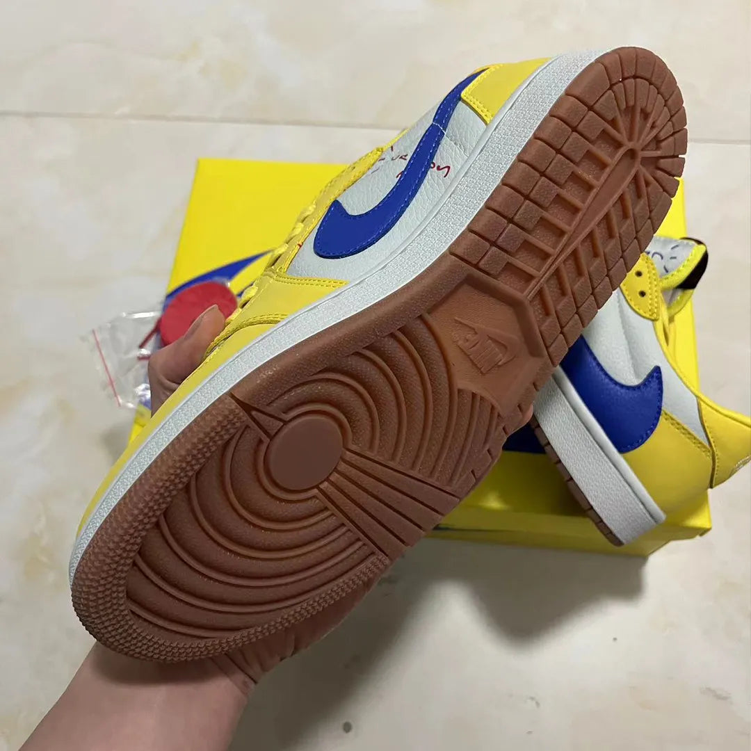 Travis Scott x AJ 1 Low OG Canary/Elkins Shoes Sneakers - nk0003839 image 9