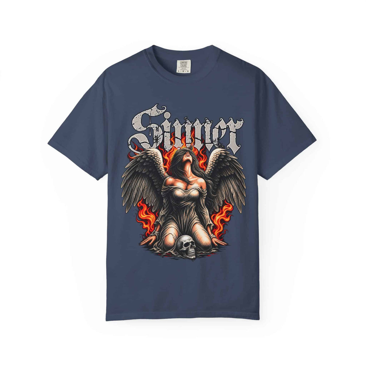 Sinner’s Flame Unisex Garment-Dyed T-shirt image 63