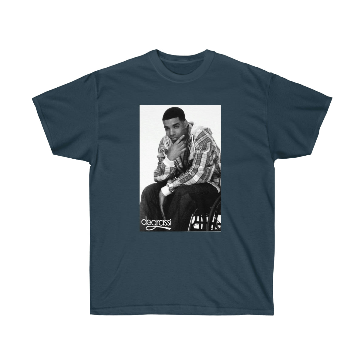 Rap Drake Degrassi Men T-Shirt - Blue Dusk, L image