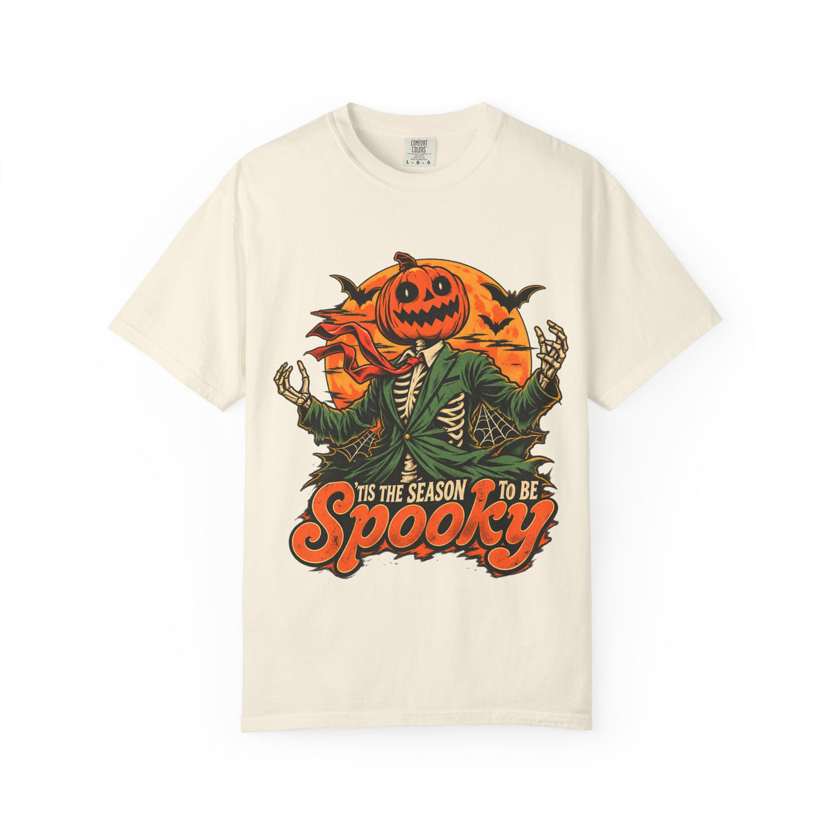 Spooky Season Unisex Garment-Dyed T-shirt image