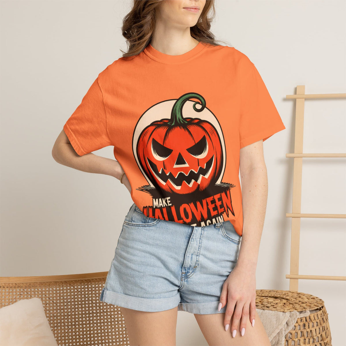 Make Halloween Great Again Unisex Garment-Dyed T-shirt image 18