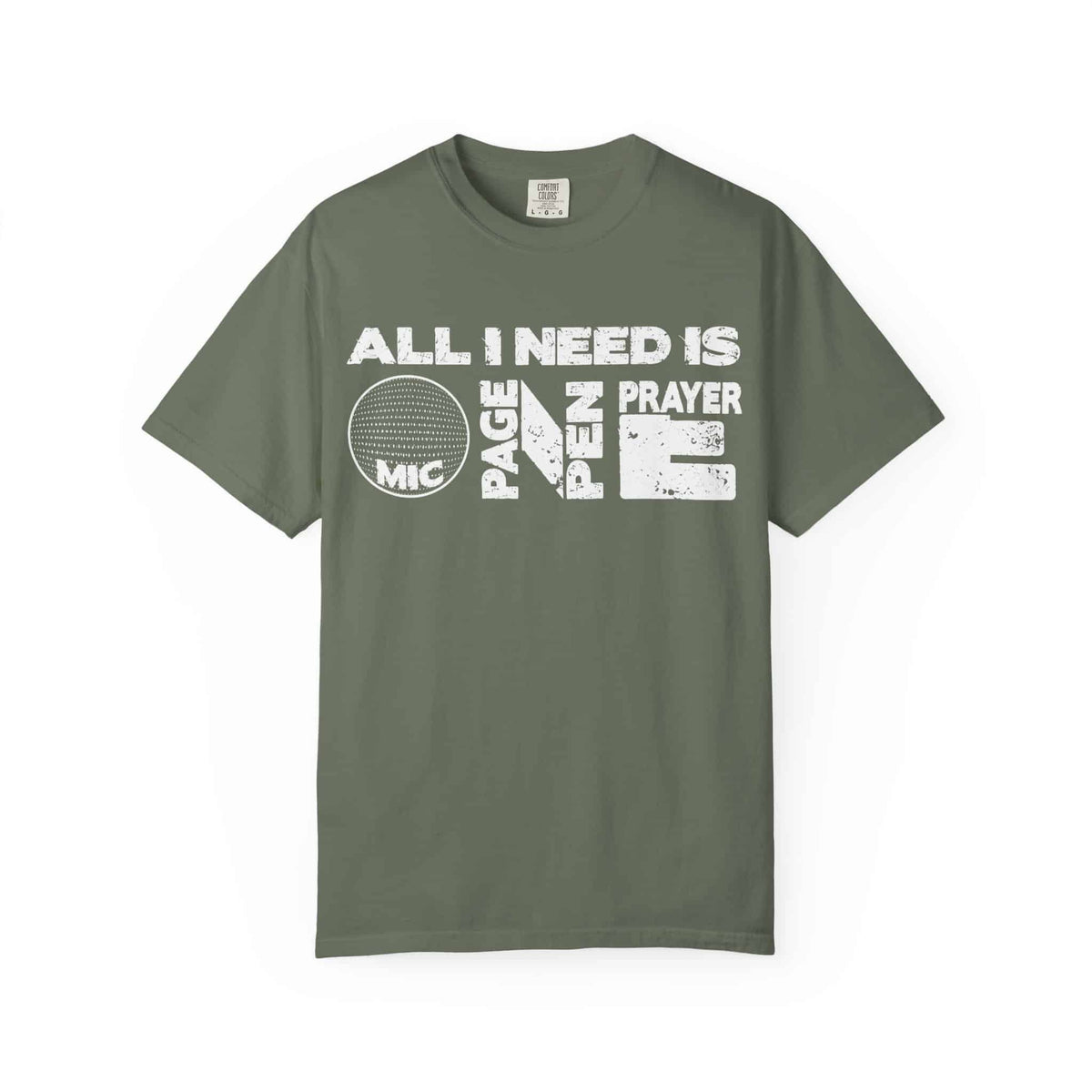 ALL_I_NEED_IS Unisex Garment-Dyed T-shirt image 20