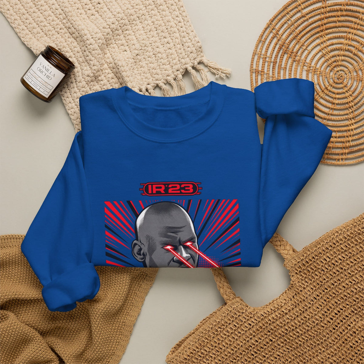 Graphic Print Crewneck Sweatshirt - POD0032 image 35