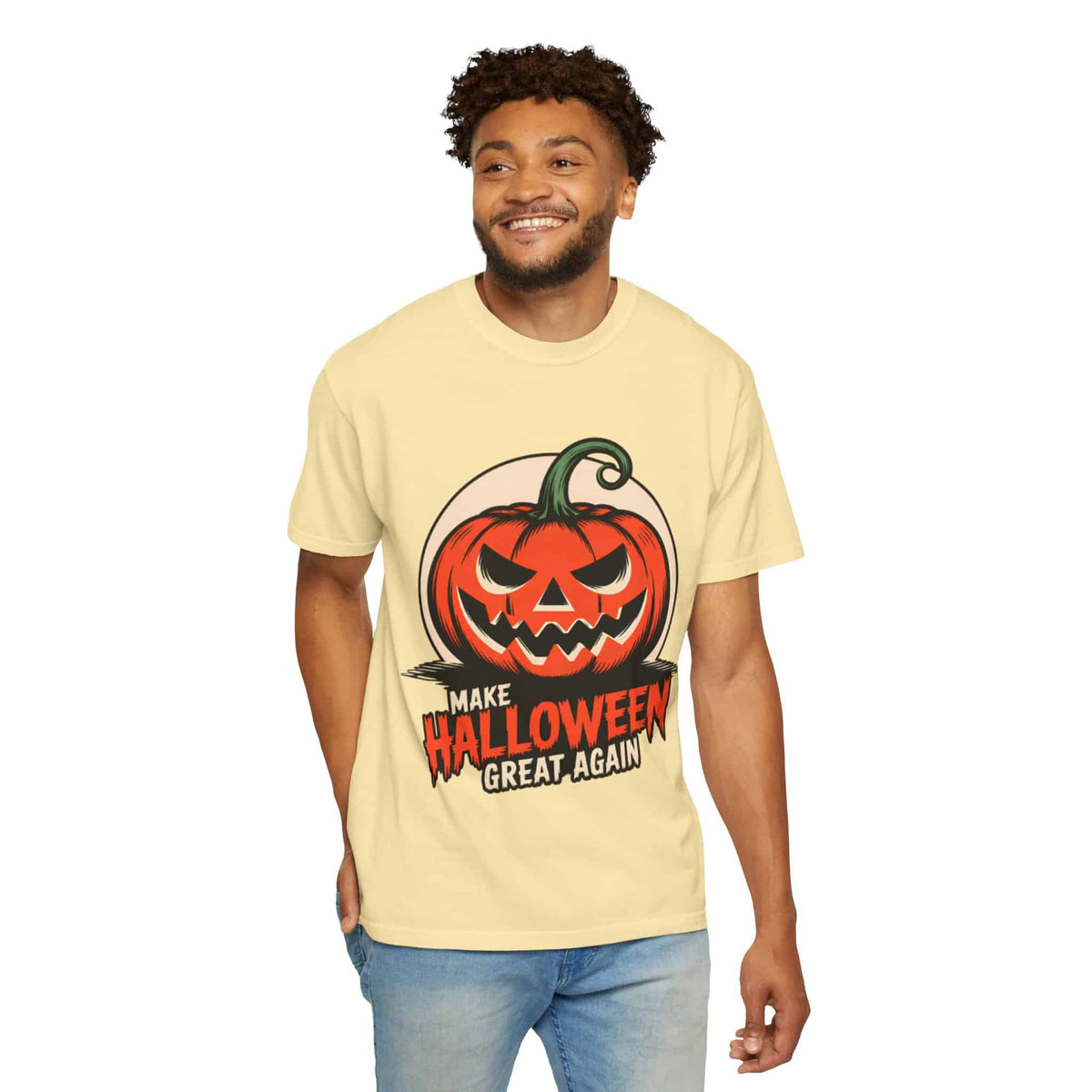Make Halloween Great Again Unisex Garment-Dyed T-shirt image 42