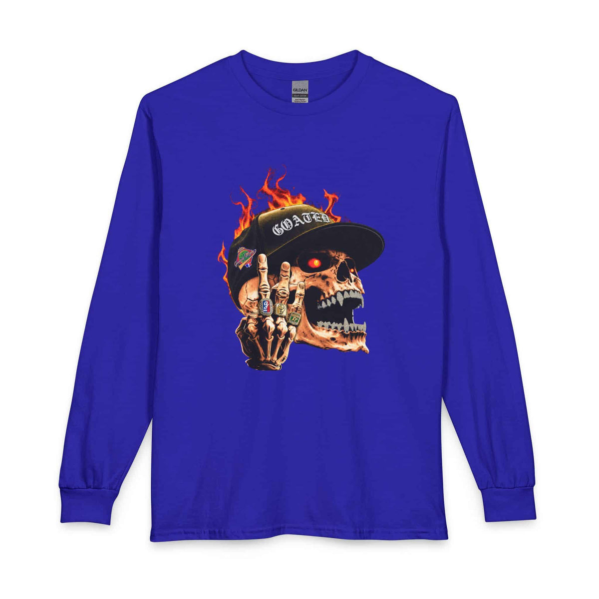 GOATED Skull Long Sleeve T-Shirt image 12