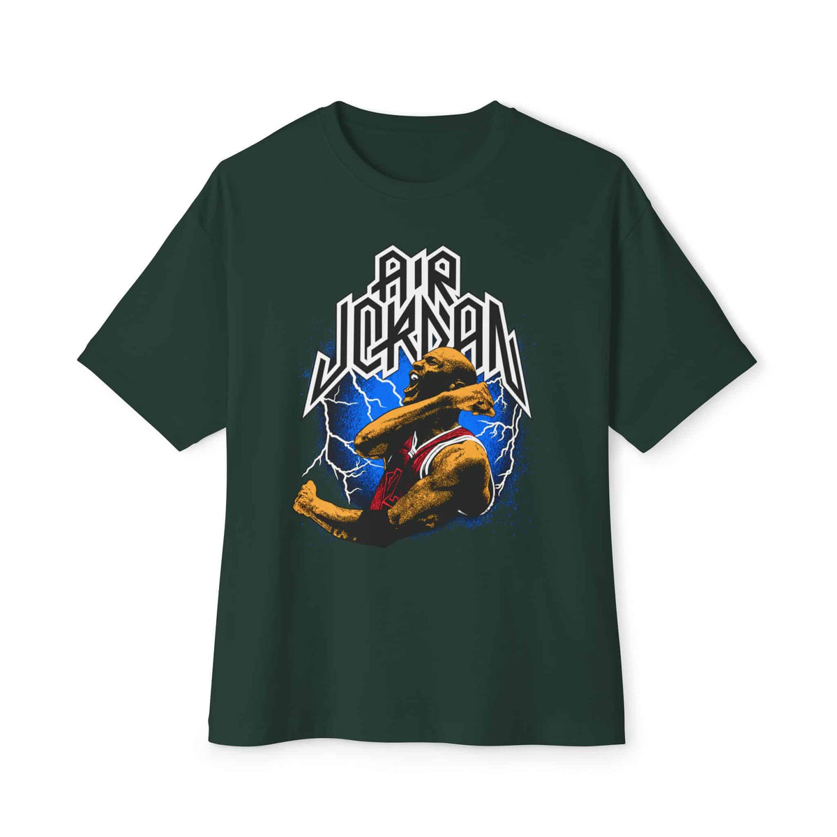 Airborne Legend Unisex Oversized Boxy Tee - Forest, M image