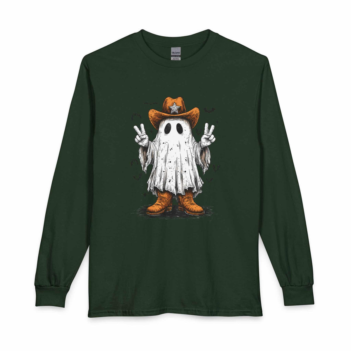 Howdy Ghost Long Sleeve T-Shirt image