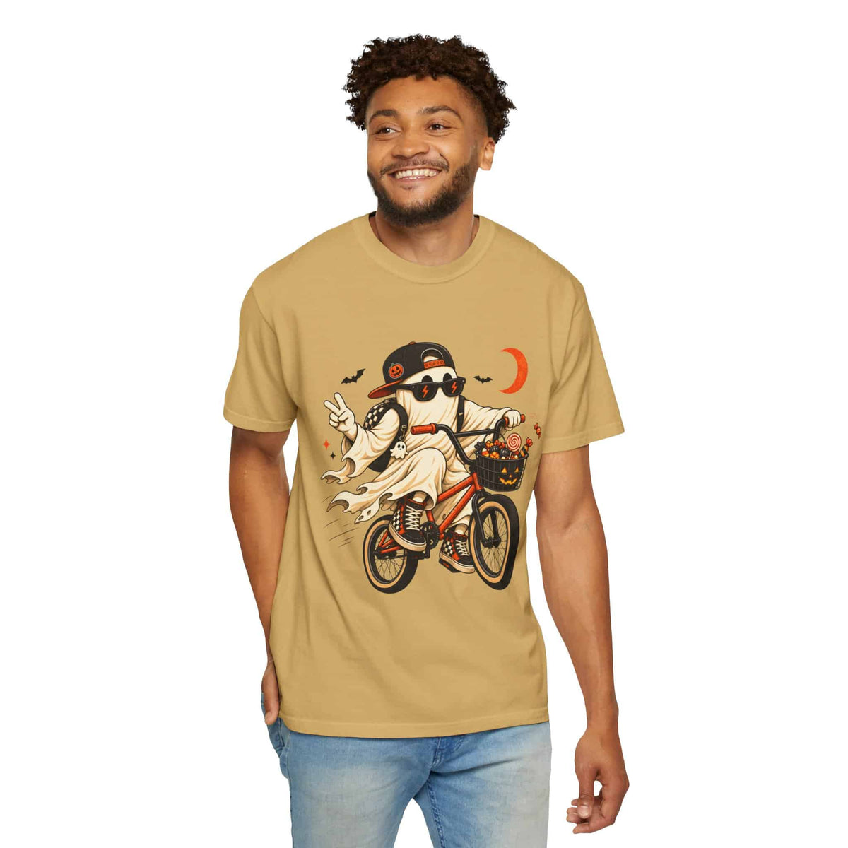 Gangster Mask Unisex Garment-Dyed T-shirt image 40
