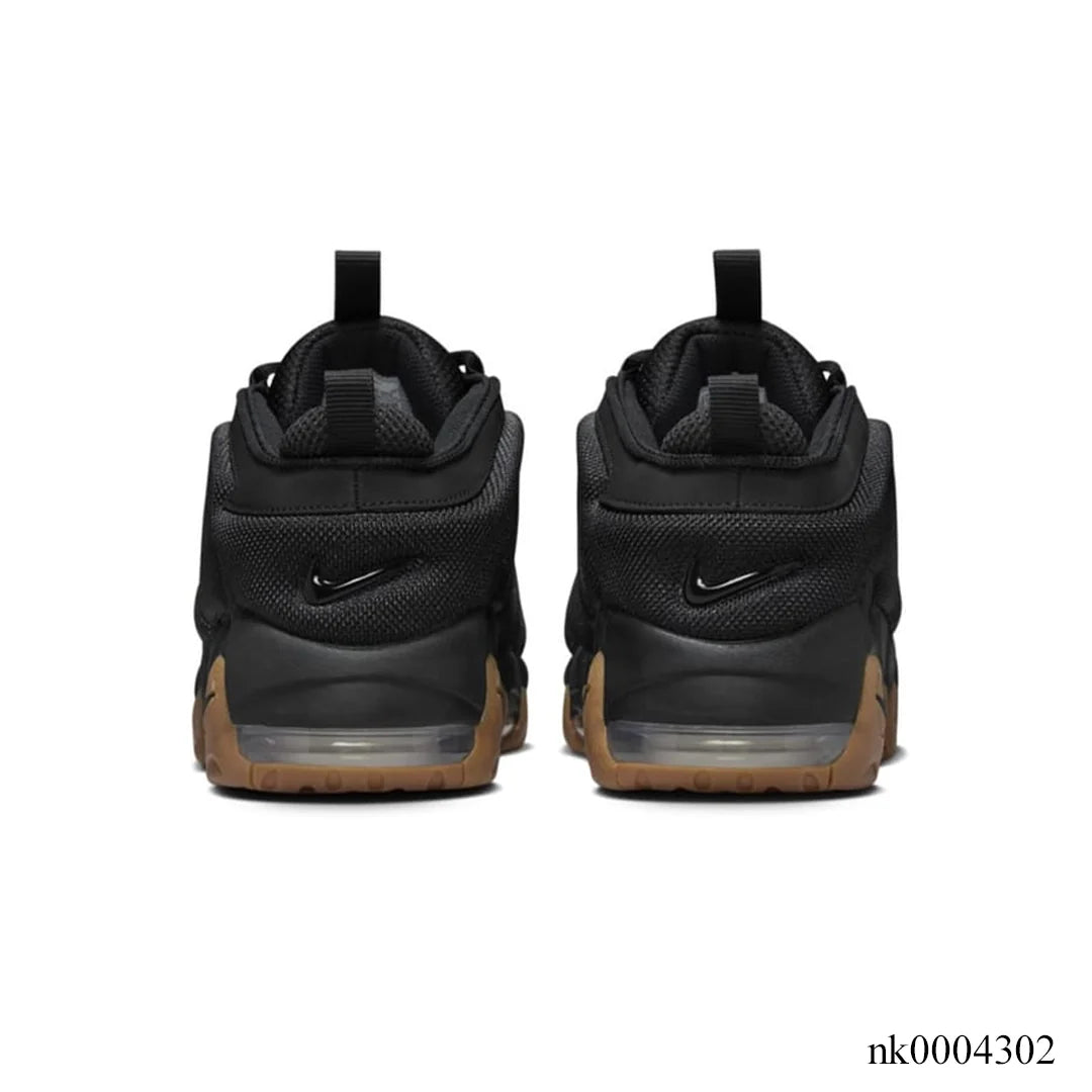 Air More Uptempo Low Black/Gum Shoes Sneakers - nk0004302 image 4