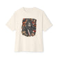 Halloween Horror Unisex Oversized Boxy Tee - Natural, XL image