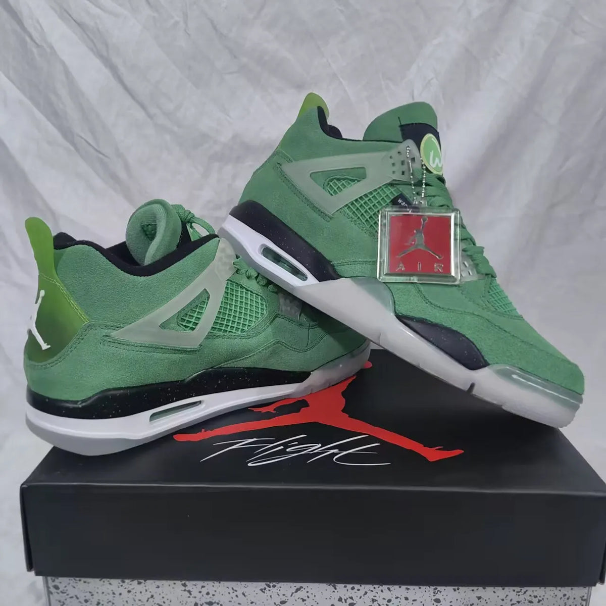 AJ 4 Wahlburgers PE Shoes Sneakers – nk0004106 image 10
