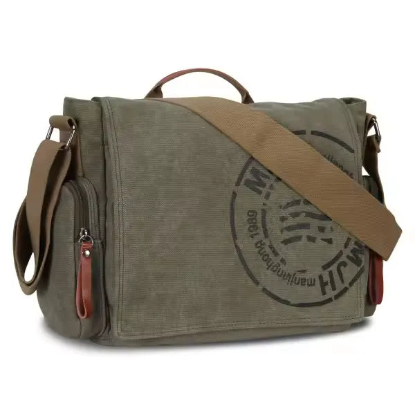 Men's Messenger Bags Canvas Shoulder Hand Bag
