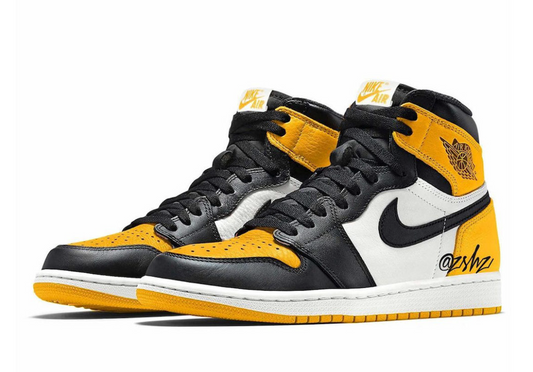 Air Jordan 1 Taxi Yellow Toe Shoes Sneakers - nk0001889 image 2