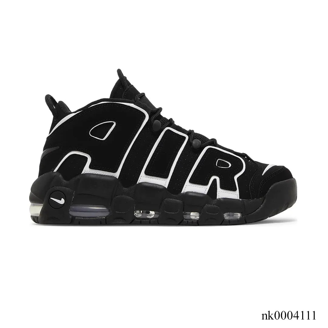 Air More Uptempo Black White Shoes Sneakers – nk0004111 image 0