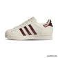 AD Superstar II Off White / Maroon / Gold Metallic Shoes Sneakers - nk0005446 image 1