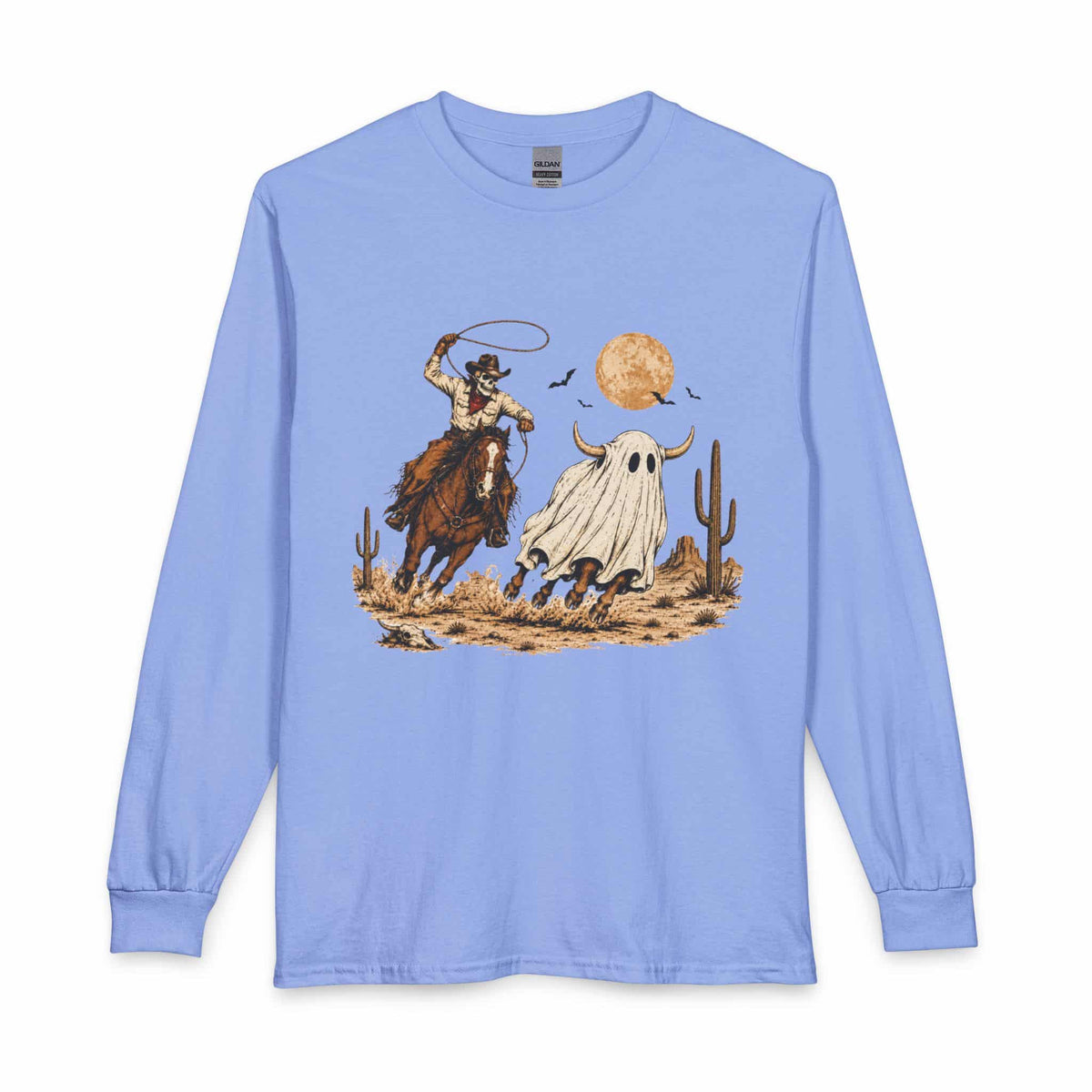 Halloween Cowboy Long Sleeve T-Shirt image 8