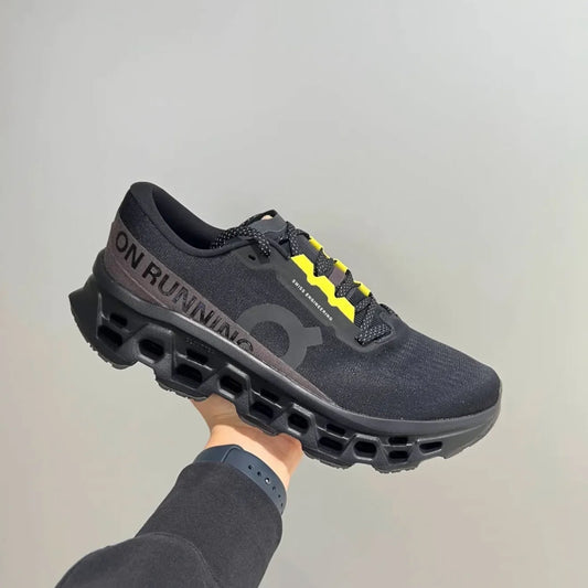 On Running Cloudmonster 3 Black Pebble Shoes Sneakers - nk0005601 image 2